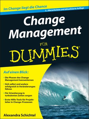 cover image of Change Management für Dummies
